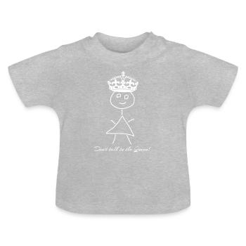 Queen - Baby Bio-T-Shirt mit Rundhals - Grau meliert - Vorne