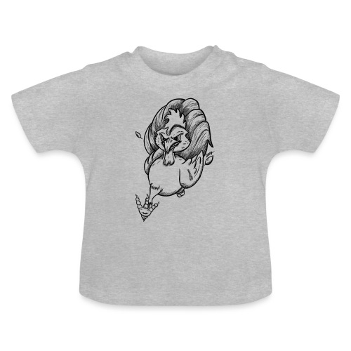 Rooster - Maglietta ecologica con scollo rotondo per neonato