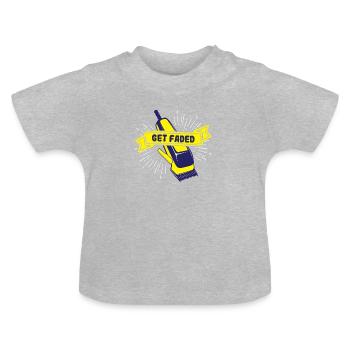 Barber Hairdresser Hairstylist Stylist Shaver Hair - Baby Organic T-Shirt with Round Neck - heather grey - Front