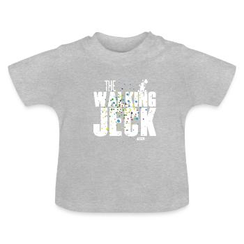 The Walking Jeck HARIZ Karneval Kostuem Koeln - Baby Bio-T-Shirt mit Rundhals - Grau meliert - Vorne