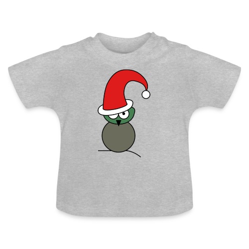 Owl - Xmas - Baby Organic T-Shirt with Round Neck