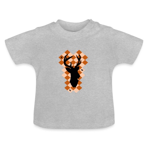 DeerSquare - Vauvan luomu-t-paita, jossa pyöreä pääntie
