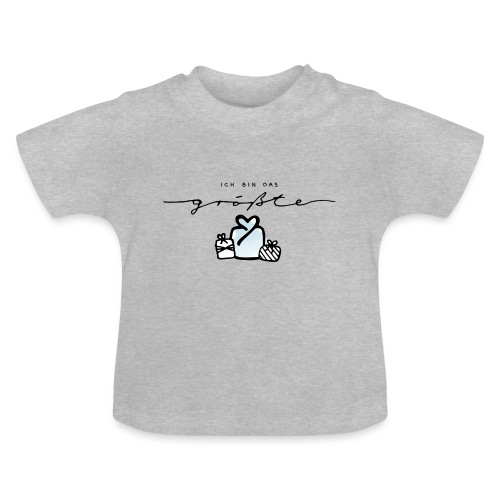 Das größte Geschenk – Baby Kollektion - Baby Bio-T-Shirt mit Rundhals