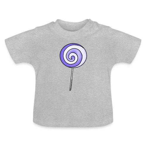 geringelter Lollipop - Baby Bio-T-Shirt mit Rundhals