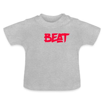 Beat - Baby Bio-T-Shirt mit Rundhals - Grau meliert - Vorne