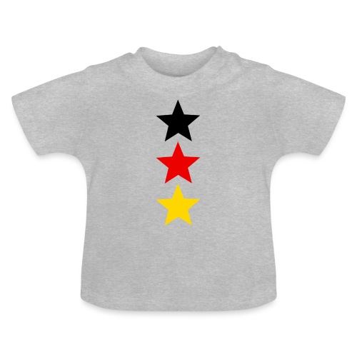3 Sterne Deutschland #1 - Baby Bio-T-Shirt mit Rundhals