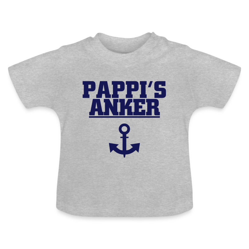 Pappis Anker - Baby Bio-T-Shirt mit Rundhals