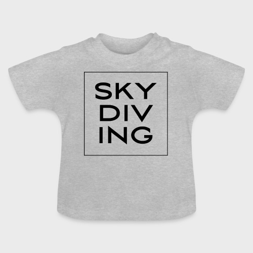 SKY DIV ING Black - Baby Bio-T-Shirt mit Rundhals