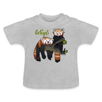 Freunde - Baby Bio-T-Shirt mit Rundhals - Grau meliert - Vorne