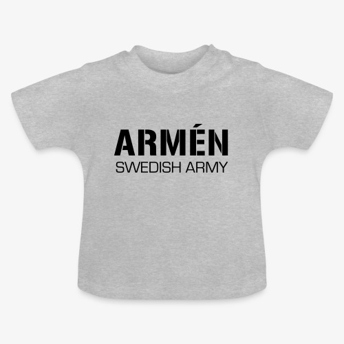 ARMÉN -Swedish Army - Ekologisk T-shirt med rund hals baby
