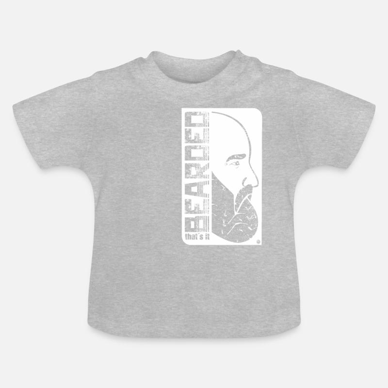 Barbu c'est tout - T-shirt bio col rond Bébé - gris chiné
