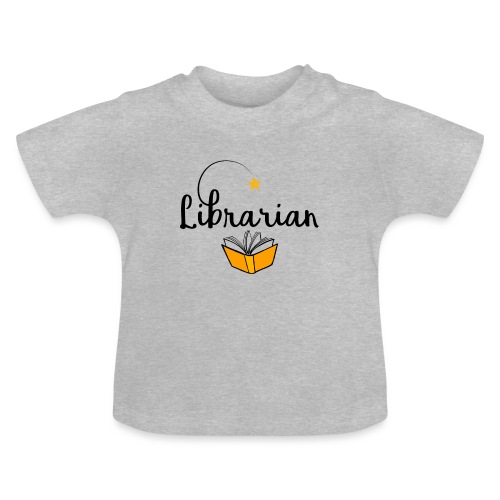 0326 Bibliotekar og bibliotekar - Økologisk T-shirt til baby, rund hals