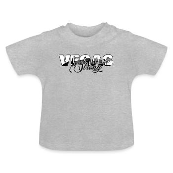 Vegas Strong - T-shirt bio col rond Bébé - gris chiné - Devant