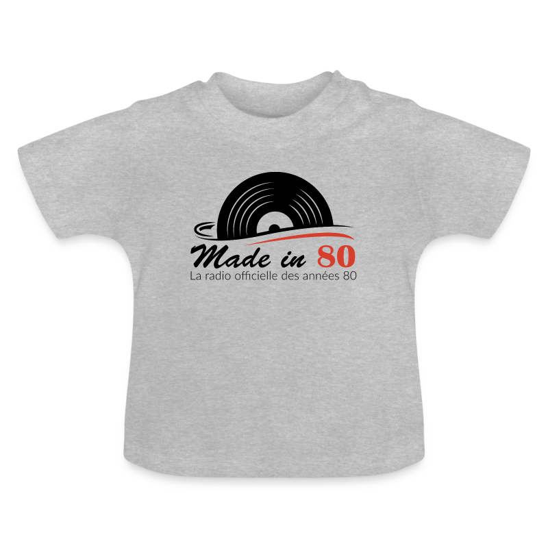 Made in 80 - T-shirt bio col rond Bébé