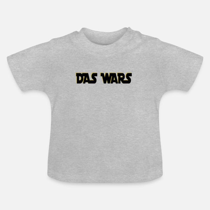 Das wars - Baby Bio-T-Shirt mit Rundhals - Grau meliert