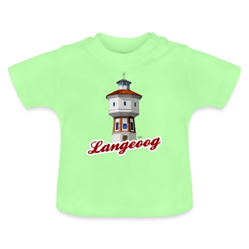 Bronko55 No.59 – Langeoog Wasserturm - Baby Bio-T-Shirt mit Rundhals