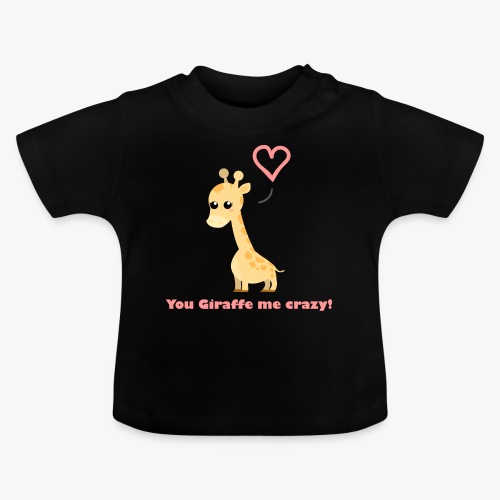 Giraffe Me Crazy - Økologisk T-shirt til baby, rund hals