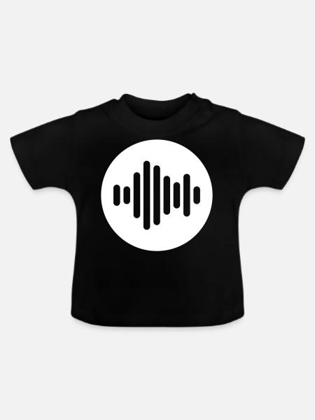 Klingen - Baby Bio-T-Shirt mit Rundhals - Schwarz