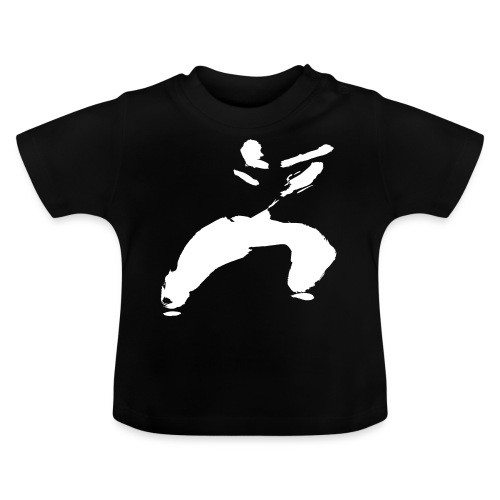 kung fu - Baby Organic T-Shirt with Round Neck
