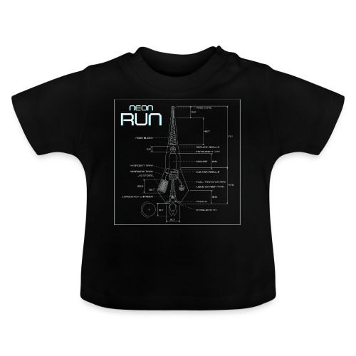 NeonRun - Baby biologisch T-shirt met ronde hals