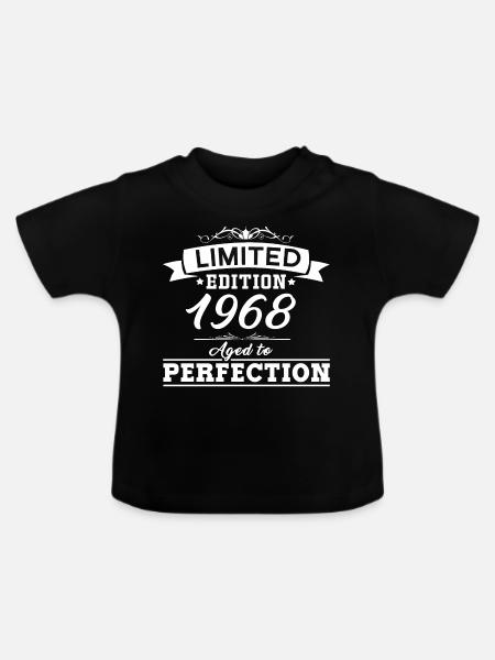 1968 - T-shirt bio col rond Bébé - noir