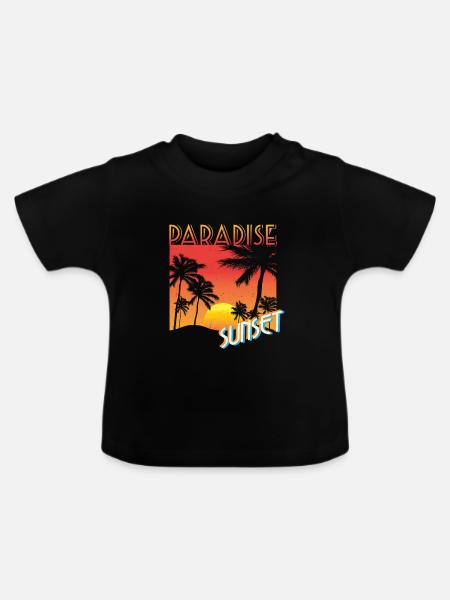 Strand - Baby Bio-T-Shirt mit Rundhals - Schwarz