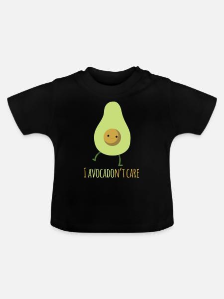 Frucht - Baby Bio-T-Shirt mit Rundhals - Schwarz