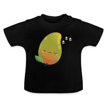 Fruit fruité cadeau - T-shirt bio col rond Bébé - noir - Devant