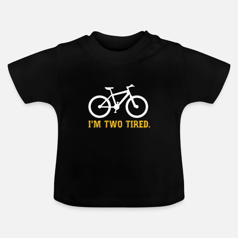 vélo - T-shirt bio col rond Bébé - noir