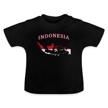 Jakarta Indonésie Bali - T-shirt bio col rond Bébé - noir - Devant