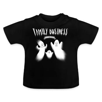 Ghost Family Business Family Business - T-shirt bio col rond Bébé - noir - Devant