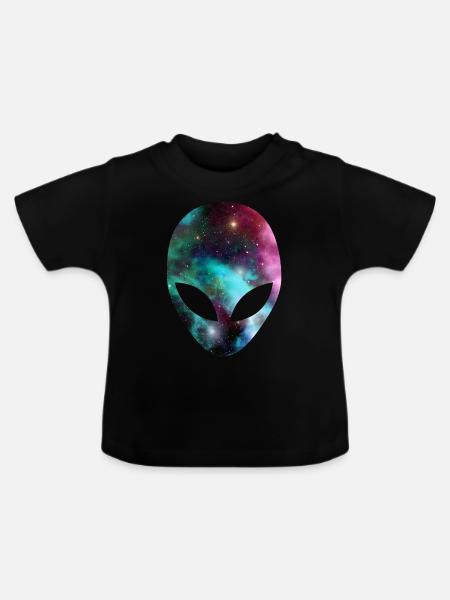Alien - Baby Bio-T-Shirt mit Rundhals - Schwarz
