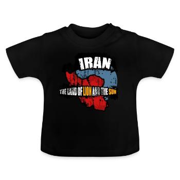 Iran. Tehran - Baby Organic T-Shirt with Round Neck - black - Front