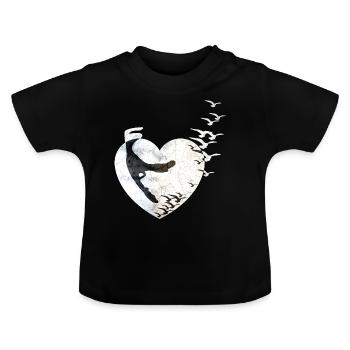 J'aime Sylt - T-shirt bio col rond Bébé - noir - Devant