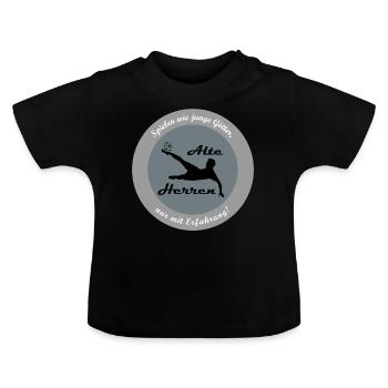 Vieux hommes AH vieux hommes équipe équipe cadeau - T-shirt bio col rond Bébé - noir - Devant