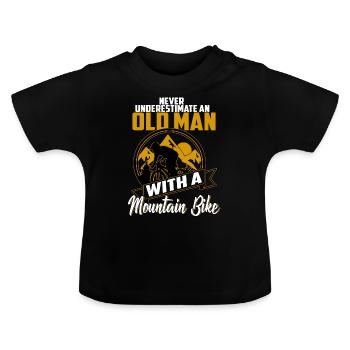 VTT VTT VTT - T-shirt bio col rond Bébé - noir - Devant
