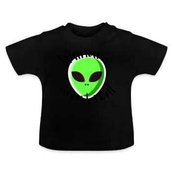 Noël Noël Noël Noël Noël - T-shirt bio col rond Bébé - noir - Devant