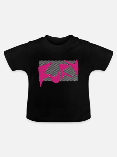 Fury - Wut - Baby Bio-T-Shirt mit Rundhals - Schwarz