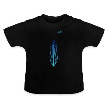 Odin - Baby Bio-T-Shirt mit Rundhals - Schwarz - Vorne