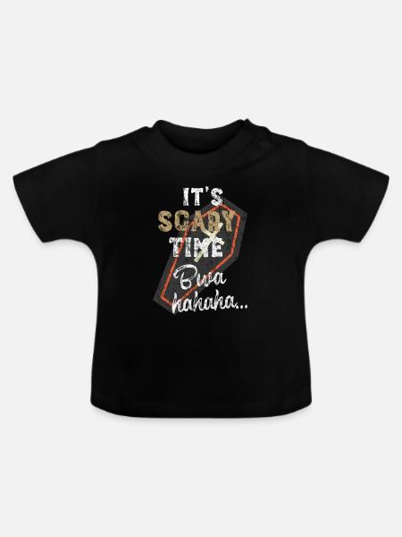 Halloween - Baby Bio-T-Shirt mit Rundhals - Schwarz