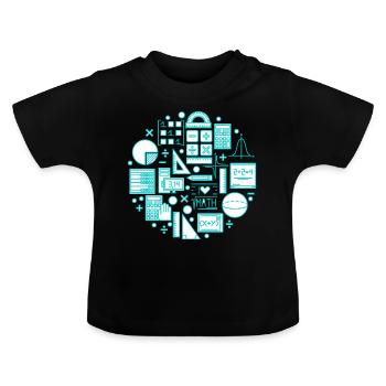 Math Teacher Teacher Math - T-shirt bio col rond Bébé - noir - Devant