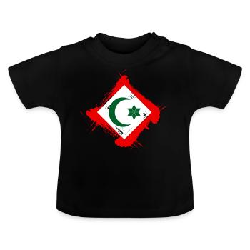 Rif - T-shirt bio col rond Bébé - noir - Devant