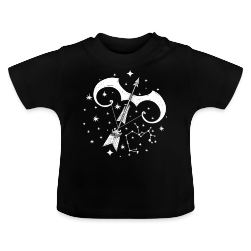 Sternbild Optimistischer Schütze November Dezember - Baby Bio-T-Shirt mit Rundhals