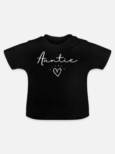TANTCHEN - Baby Bio-T-Shirt mit Rundhals - Schwarz