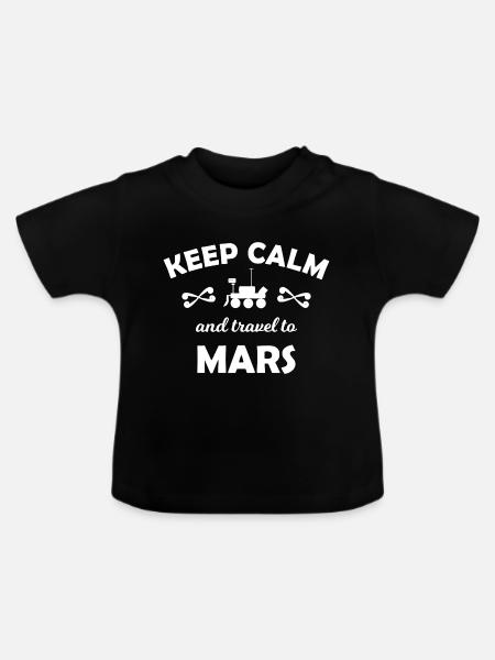 Die Reise ins Orbit - Baby Bio-T-Shirt mit Rundhals - Schwarz