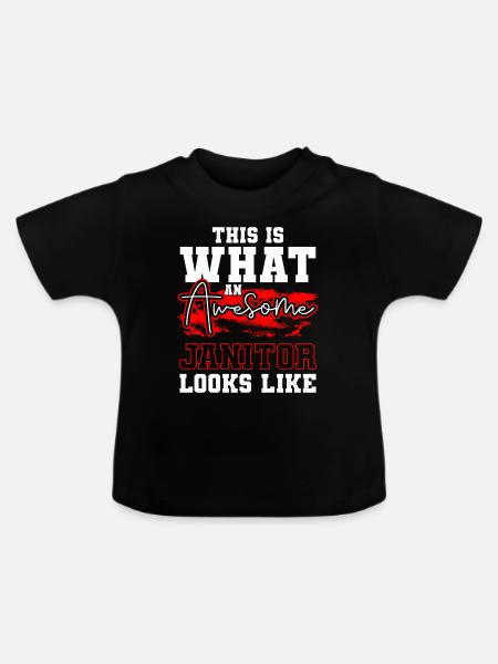 Handwerker Beruf - Baby Bio-T-Shirt mit Rundhals - Schwarz