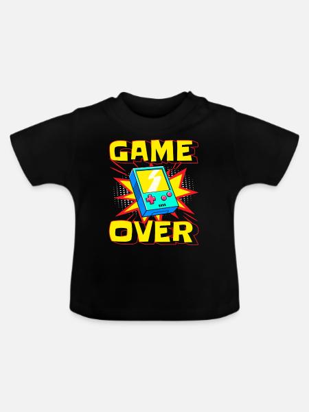 Comicstyle Style Pow! - Baby Bio-T-Shirt mit Rundhals - Schwarz