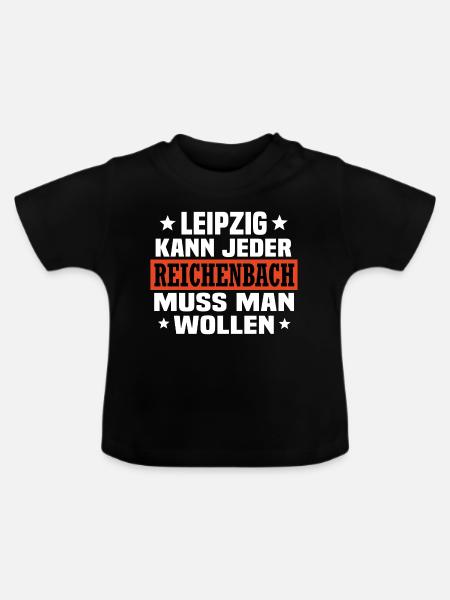 Reichenbach - Baby Bio-T-Shirt mit Rundhals - Schwarz
