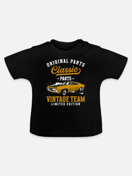 Automobil Mechatroniker Alt - Baby Bio-T-Shirt mit Rundhals - Schwarz
