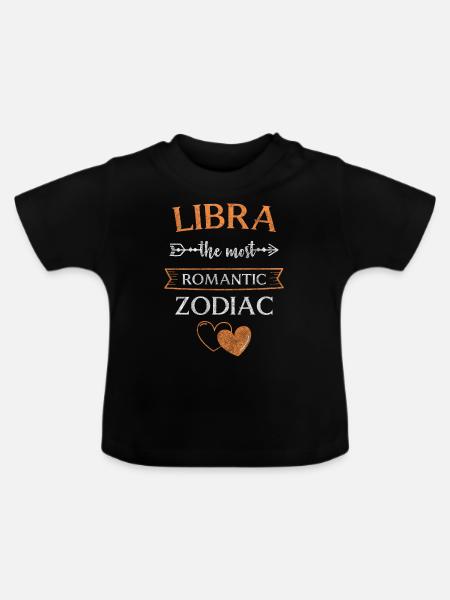 Sternzeichen Astro Sterne - Baby Bio-T-Shirt mit Rundhals - Schwarz